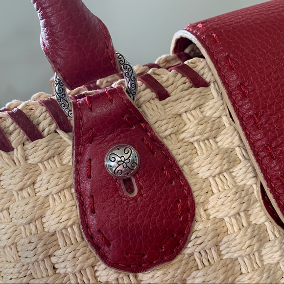 Brighton Woven Rattan Shoulder Bag - Picture 3 of 16